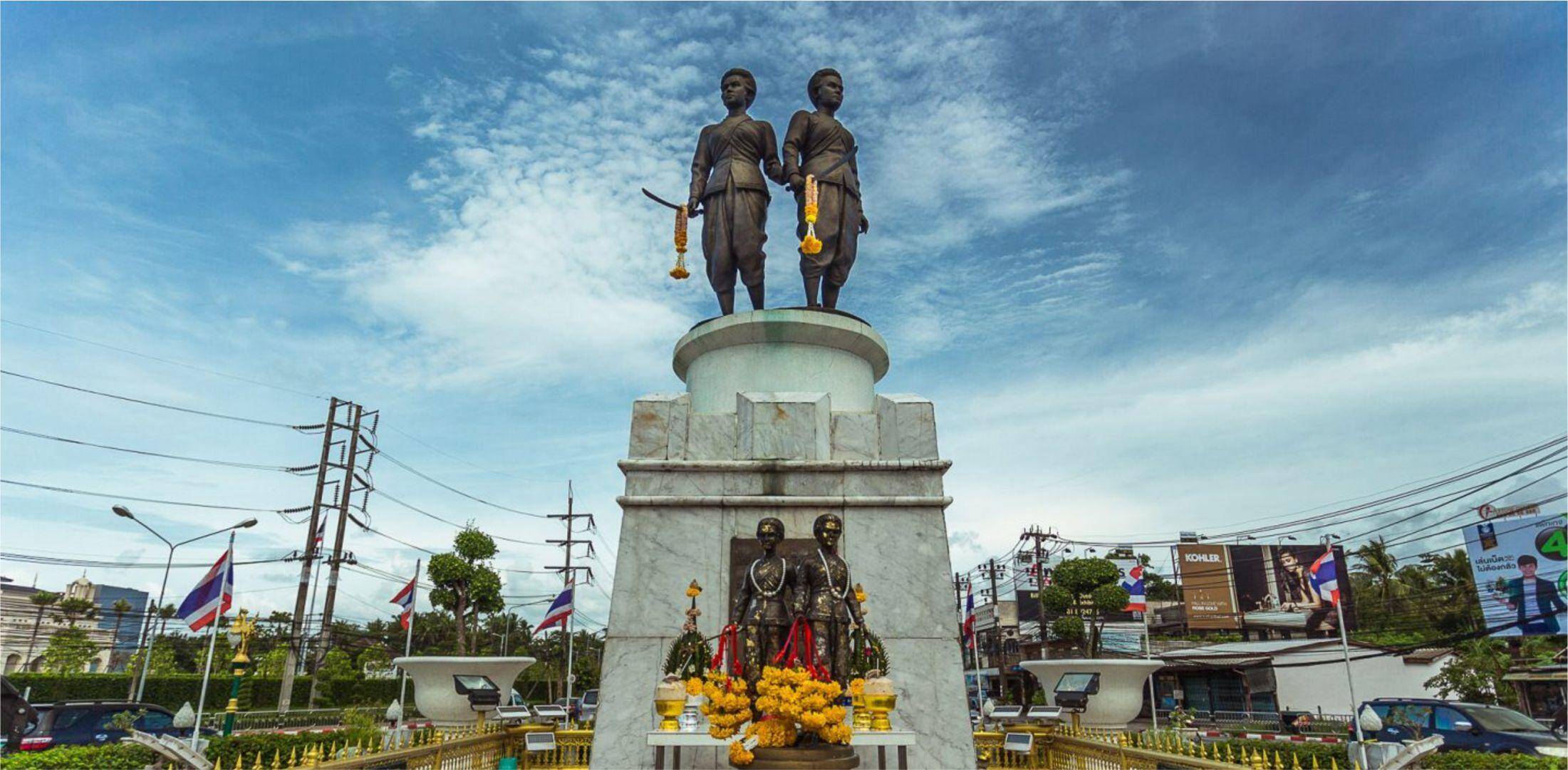 heroines monument thalang Phuket