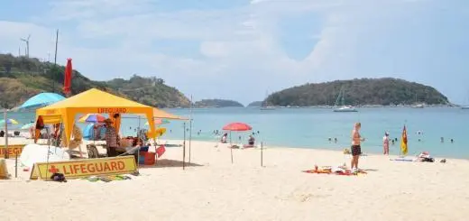 Phuket Chinese tourists Nai Harn Beach