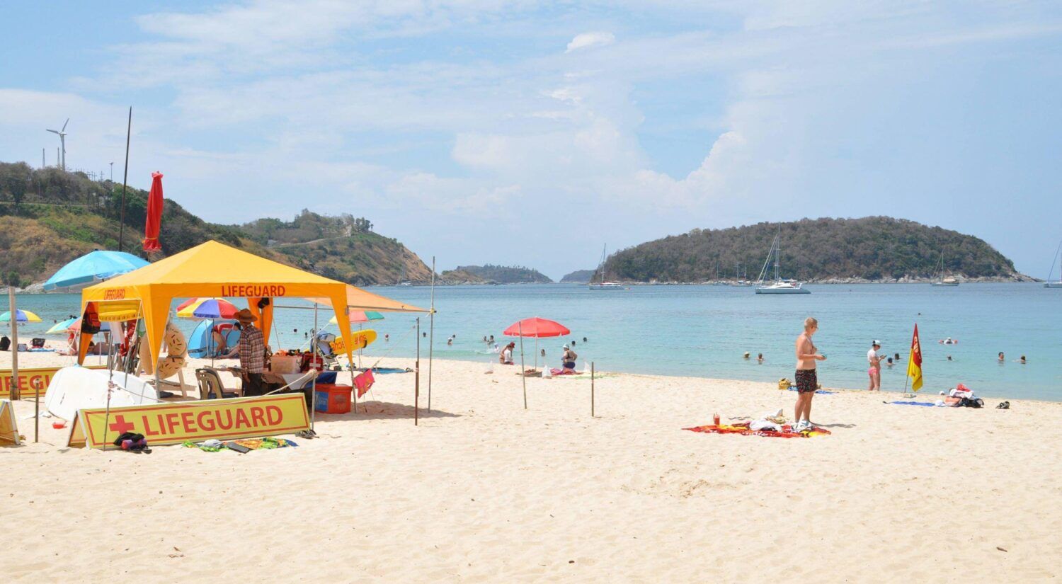 Phuket Chinese tourists Nai Harn Beach