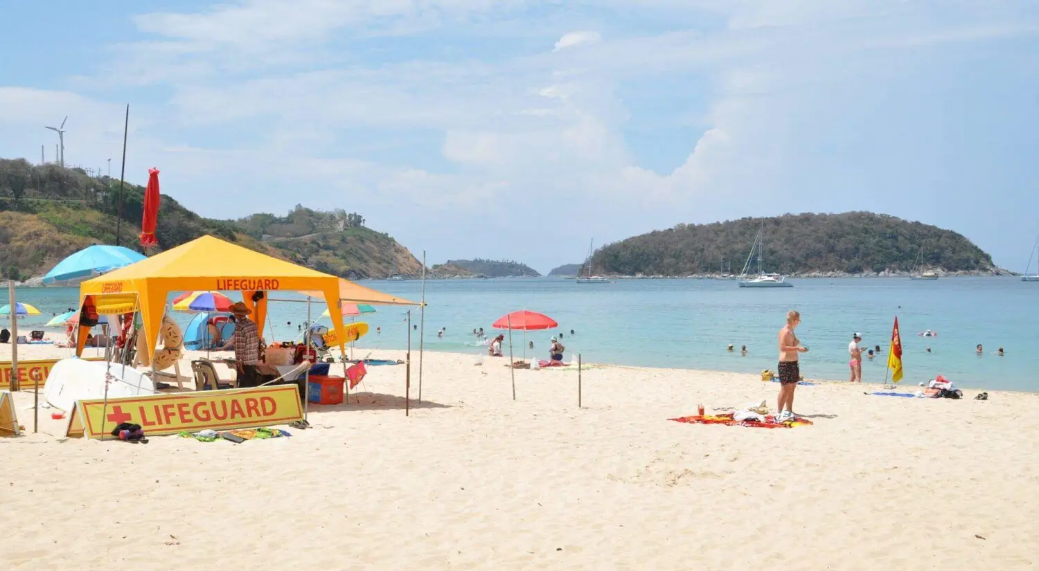 Phuket Chinese tourists Nai Harn Beach