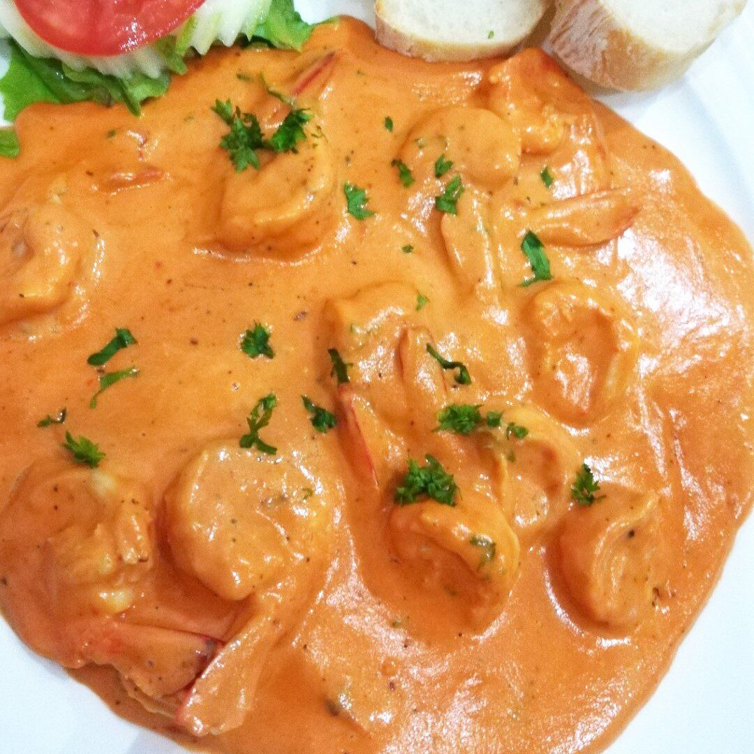 prawn diabolo Restaurant international cuisine Phuket Restaurant cuisine internationale Ресторан интернациональной кухни Пхукет