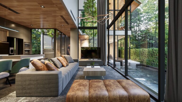 Open-plan living room in a modern Phuket villa, Phuket Property Group listing