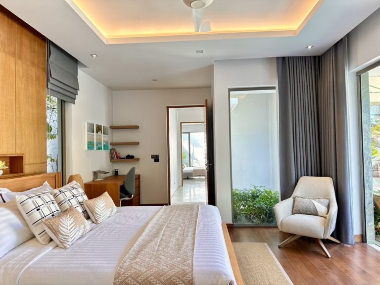Villa bedroom interior, Phuket Property Group real estate listing
