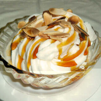 Classic French dessert at Le Celtique restaurant, Rawai Phuket
